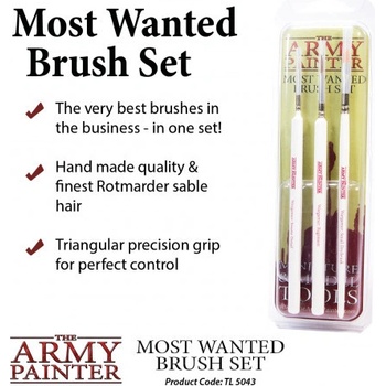 Army Painter Most Wanted Brush Setsada štětců