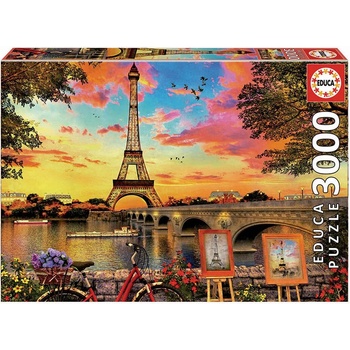 Educa Пъзел Educa - Залез в Париж, 3000 части (EDU17675)