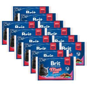Brit Капсули BRIT Premium Cat Meat Plate 12 x (4 x 100 г)