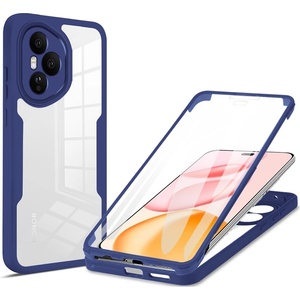Techsuit Калъф за Honor 400 Pro - Techsuit - ColorVerse 360 Series + Screen Protector - Син