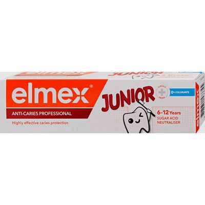 Elmex Junior 6-12 Years pre deti 75 ml