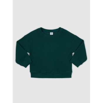 GAP Бебешко ребрест суитшърт GAP GAP | Zelen | Момичешки | 92
