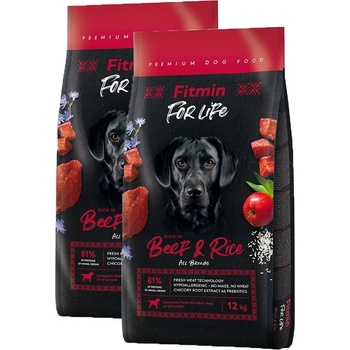 Fitmin Dog For Life Beef & Rice 12 kg