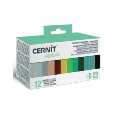 Cernit Modelovací hmota sada 12x25g Nature