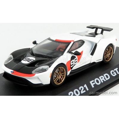Greenlight Ford usa Gt N 98 2021 Tribute 24h Daytona K.miles L.ruby 1966 Bílá Uhlíková Červená 1:43