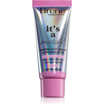 Lirene It's a Match! Mineral Foundation SPF15 002 Natural fluidní make-up 30 ml