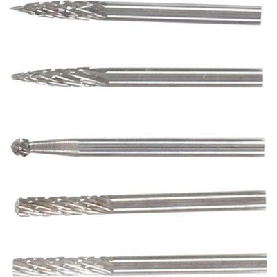 BGS Technic BGS 9596 Stopkové HSS frézy, extra krátké, dřík 3 mm (Sada 5 dílů)
