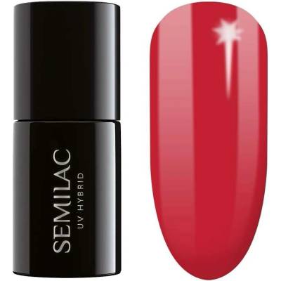 Semilac - UV Hybrid Laky na nehty 7 ml Vínová unisex