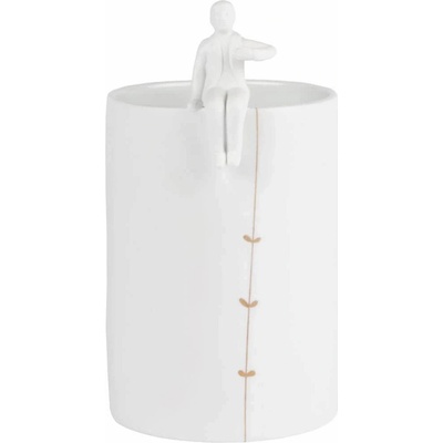 räder Porcelánová váza Gardener, bílá barva, porcelán