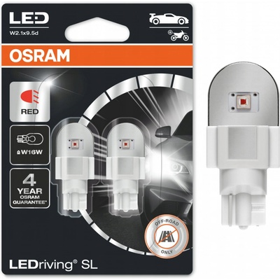 Osram LEDriving SL W16W 12V 1,4W W2,1X9,5d 921DRP-02B