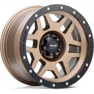 Pro Comp Alloys PA41 PHASER 9x17 5x127 ET-6 matte bronze W/ black Lip