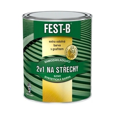 FEST-B 2v1 Farba na strechy S2141 šedá, 12kg