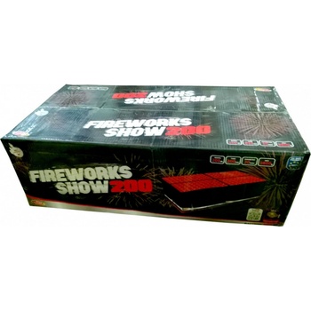 Kompaktný 200 ran 30 mm ohňostroj 200
