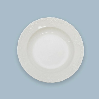 Tanier hlboký reliéfny Opera 24cm 460gČeský porcelán Dubí