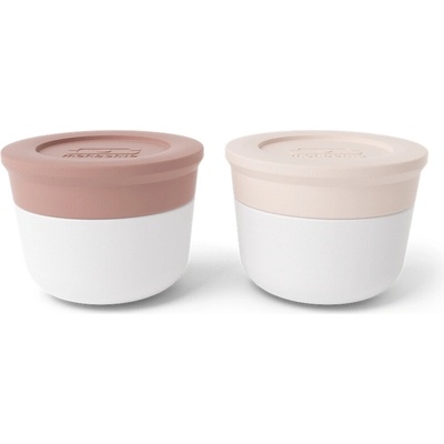 Monbento sada 2 ks omáčníků MB Temple S Pink Moka + Pink Natural