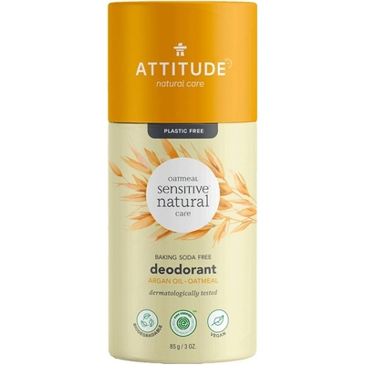 Attitude Sensitive Natural deostick s arganovým olejem bez vůně 85 g