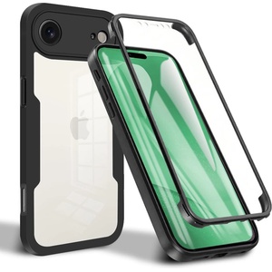 Techsuit Калъф за iPhone 17 Air - Techsuit - ColorVerse 360 Series + Screen Protector - Черен