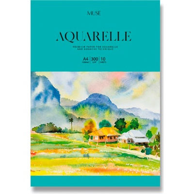 Shkolyaryk Kresliaci kartón Muse Aquarelle A4+ 10 listov
