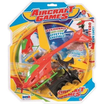 RSTA Детска играчка RS Toys - Светещ хеликоптер, червен (10530)