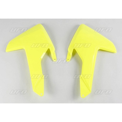 UFO kryty chladiče HUSQVARNA TC 125/300 / FC 250/350/450 16-18, TC 250 / FE 250/350/450/501 / TE/TX 125/250/300 17-18 barva žlutá fluorescenční