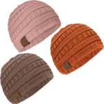 KeaBabies Комплект зимни бебешки шапки KeaBabies - 3 броя, 6-36 м (KB-BKBE-TAW) - ozone