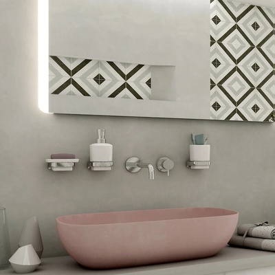 NIMCO Držák na kartáčky s pohárky Maya MA 29058DK-26