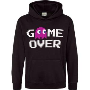 AWD Юношески суичър AWD Juniors Retro Gaming Printed Hoodie - Game Over