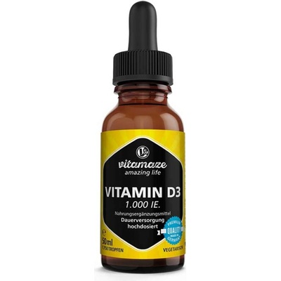 Vitamaze Витамин d3 капки 1000 iu - 50 мл