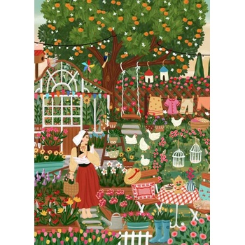 Pieces & Peace - Puzzle Cottage Garden - 1 500 piese