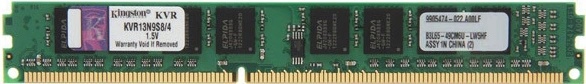 Kingston DDR3 4GB 1333MHz CL9 KVR13N9S8/4 od 14,9 € - Heureka.sk