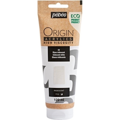 Pébéo Origin АКРИЛНА боя Iridescent White 120 ml 1 бр (817144)