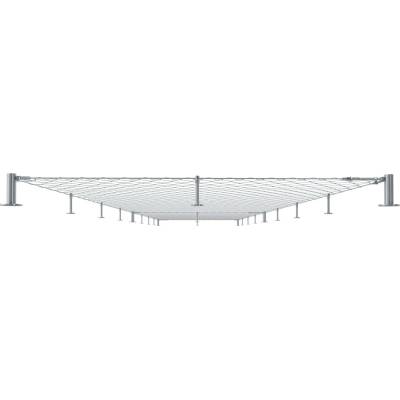 Set pro fasádní lanovou stěnu, 1,8 x 10 m, odsadenie 150 mm