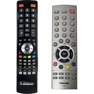 GENERAL TOSHIBA CT-871 - съвместимо дистанционно управление на марката General (CT-871)
