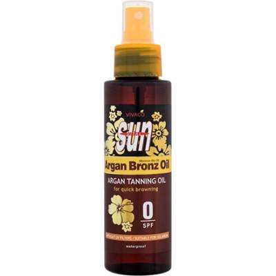 Vivaco Sun Argan Bronz Oil Tanning Oil олио за ускоряване на тена унисекс 100 мл