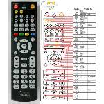 GENERAL SEG VCR-2380 - съвместимо дистанционно управление на марката General (VCR-2380) Дистанционно