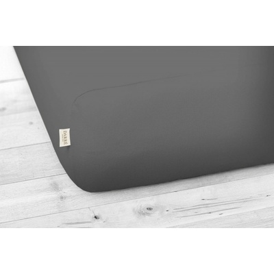 Darré jersey prostěradlo tmavě šedé 60x120x20