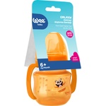 Wee Baby Преходна чаша с дръжки Wee Baby - Galaxy, PP, 125 ml, жълта (753)