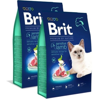 Brit Premium by Nature Cat Sensitive Lamb 2 x 8 kg