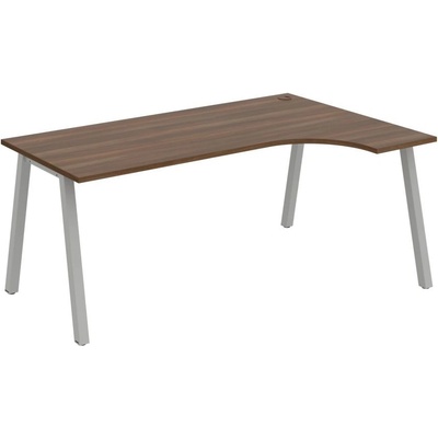OFFICE PRO s.r.o. HOBIS kancelársky stôl tvarový, ergo ľavý - UE A 1800 L, orech