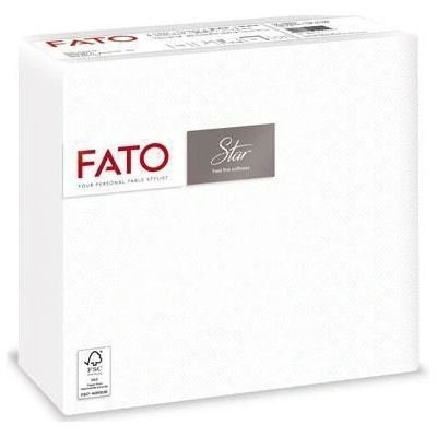 FATO ubrousky Star bílá 1 4 skládání 38x38cm – Zboží Dáma