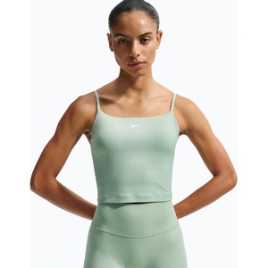 Nike Спортен сутиен Nike One Medium Support steam/white