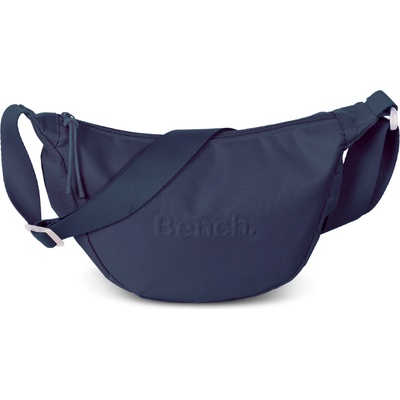 Bench Crossbody moon bag - tmavomodrá