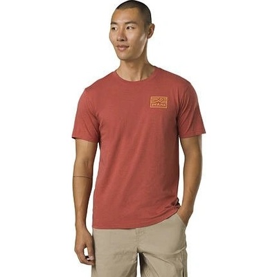Prana triko Graphic SS Tee ST Man rast heather