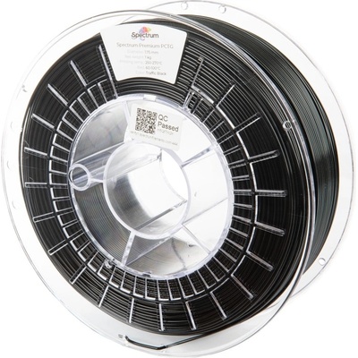 Spectrum 80665 3D филамент, Premium PCTG, 1, 75 мм, 1000g, черен цвят на движението (80665)