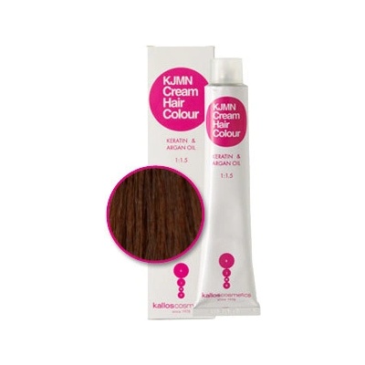 Kallos KJMN Cream Hair Color - krémová profesionálna farba na vlasy, 100 ml 6.7 vlašský orech