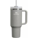 STANLEY 1913 Quencher H2.0 Flowstate Drinking Bottle with Straw 1.2L - Thermo Mug Cools 11 Hours - 48 Hours Ice Cold - Dishwasher Safe - Thermos Bottle BPA Free - Stainless Steel Drinking Cup - Ash - 10000010