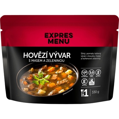 Expres Menu Hovězí vývar s masem a zeleninou 330 g