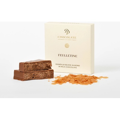 DP chocolate Gianduja Block Almond Feulletine 30 g