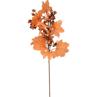 Home Styling Collection Dekorativní větvička do aranžmá podzimní listí 60 cm