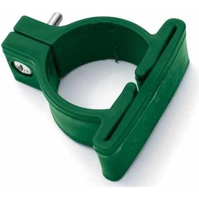 Příchytka plotového panelu OMEGA na sloupek 48mm - zelená, pvc